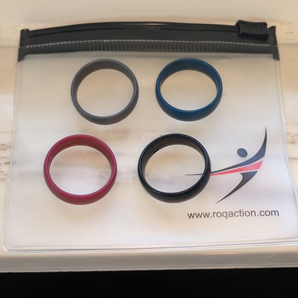 4 Pack Silicone Ring